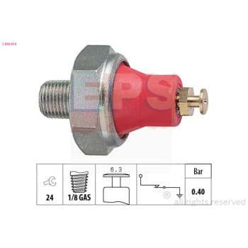 Indicateur de pression d'huile Made in Italy - OE Equivalent 1.800.016 EPS Facet