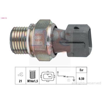 Indicateur de pression d'huile Made in Italy - OE Equivalent 1.800.116 EPS Facet