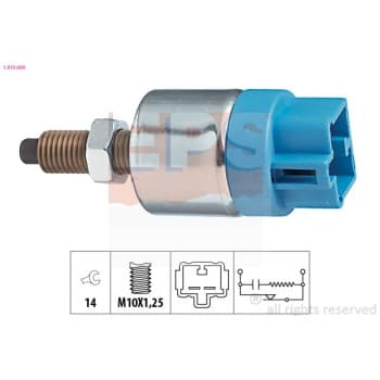Interrupteur des feux de freins Made in Italy - OE Equivalent 1.810.089 EPS Facet