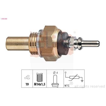 Sonde de température, liquide de refroidissement Made in Italy - OE Equivalent 1.830.088 EPS Facet
