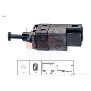 Interrupteur des feux de freins Made in Italy - OE Equivalent 1810251 EPS Facet