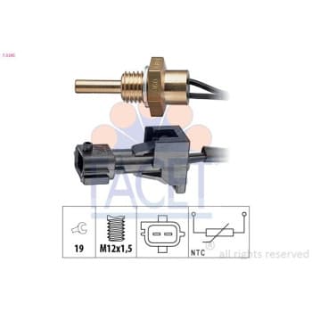 Sonde de température, liquide de refroidissement Made in Italy - OE Equivalent 7.3245 Facet