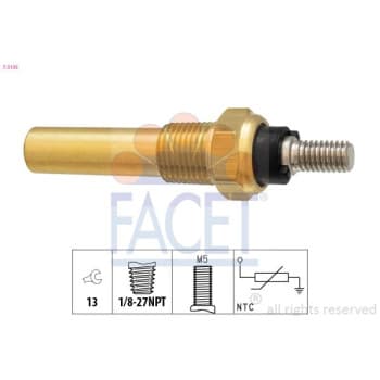 Sonde de température, liquide de refroidissement Made in Italy - OE Equivalent 7.3135 Facet