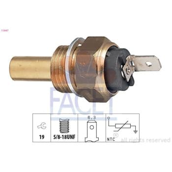 Sonde de température, liquide de refroidissement Made in Italy - OE Equivalent 7.3047 Facet