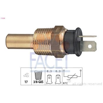 Sonde de température, liquide de refroidissement Made in Italy - OE Equivalent 7.3228 Facet