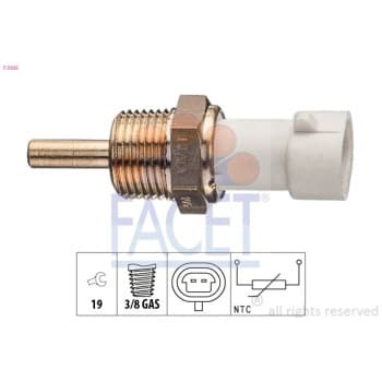 Sonde de température, liquide de refroidissement Made in Italy - OE Equivalent 7.3335 Facet
