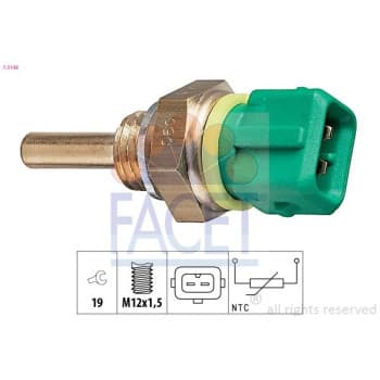 Sonde de température, liquide de refroidissement Made in Italy - OE Equivalent 7.3148 Facet