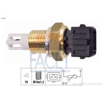 Capteur, température de l'air d'admission Made in Italy - OE Equivalent 10.4016 Facet
