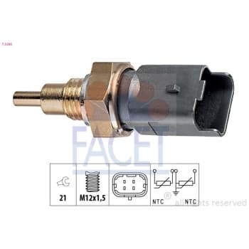 Sonde de température, liquide de refroidissement Made in Italy - OE Equivalent 7.3286 Facet