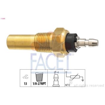 Sonde de température, liquide de refroidissement Made in Italy - OE Equivalent 7.3208 Facet