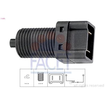 Interrupteur des feux de freins Made in Italy - OE Equivalent 7.1075 Facet