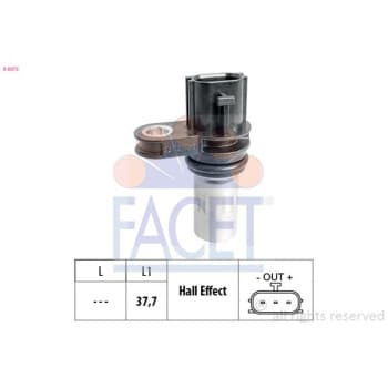 Capteur d'angle, vilebrequin Made in Italy - OE Equivalent 9.0675 Facet