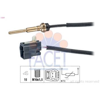 Sonde de température, liquide de refroidissement Made in Italy - OE Equivalent 7.3331 Facet