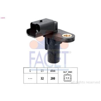 Capteur d'angle, vilebrequin Made in Italy - OE Equivalent 9.0579 Facet