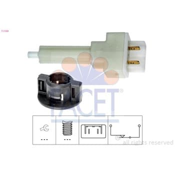 Interrupteur des feux de freins Made in Italy - OE Equivalent 7.1129 Facet