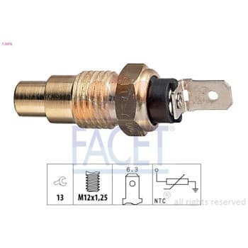 Sonde de température, liquide de refroidissement Made in Italy - OE Equivalent 7.3078 Facet