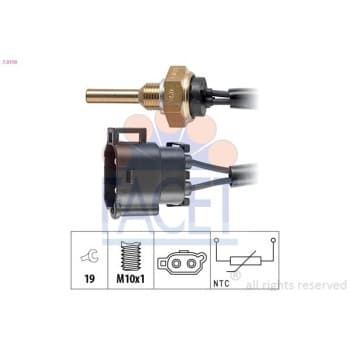 Sonde de température, liquide de refroidissement Made in Italy - OE Equivalent 7.3110 Facet