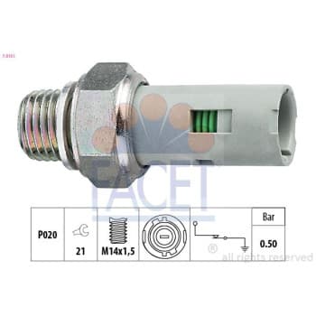 Indicateur de pression d'huile Made in Italy - OE Equivalent