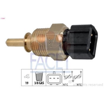 Sonde de température, liquide de refroidissement Made in Italy - OE Equivalent 7.3367 Facet
