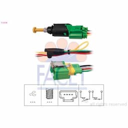 Interrupteur des feux de freins Made in Italy - OE Equivalent 7.1213K Facet