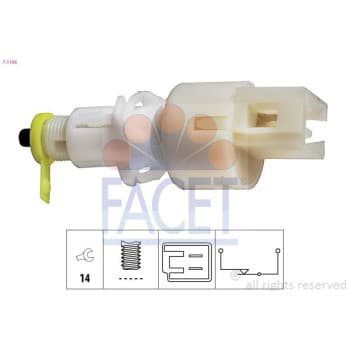 Interrupteur des feux de freins Made in Italy - OE Equivalent 7.1108 Facet