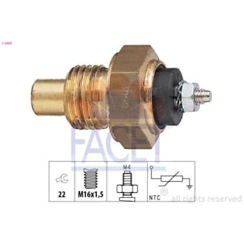 Capteur, température d'huile Made in Italy - OE Equivalent 7.3099 Facet