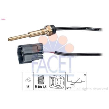 Sonde de température, liquide de refroidissement Made in Italy - OE Equivalent 7.3289 Facet