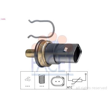 Sonde de température, liquide de refroidissement Made in Italy - OE Equivalent 7.3278 Facet