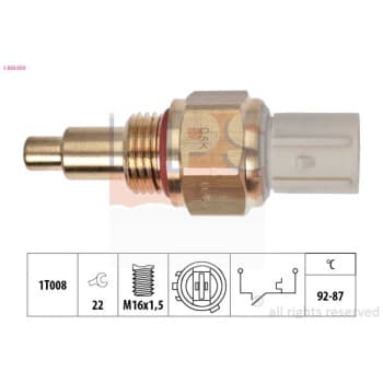 Interrupteur de température, ventilateur de radiateur Made in Italy - OE Equivalent 1.850.050 EPS Facet