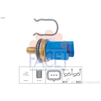 Sonde de température, liquide de refroidissement Made in Italy - OE Equivalent 7.3293 Facet