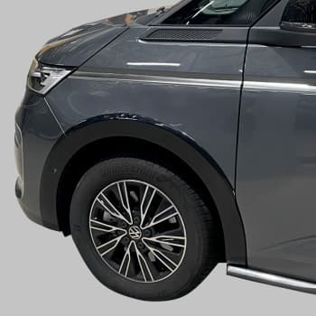 RGM Jeu d'évasements d'aile sur mesure pour Volkswagen T7 Multivan 2021 - Empattement court - Noir (avec Pa