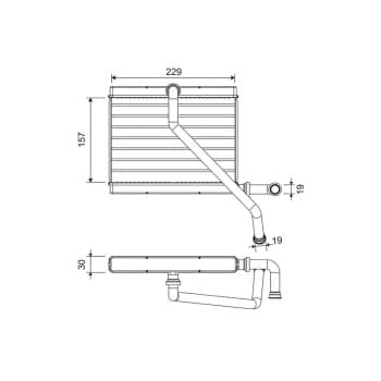 Radiateur de chauffage, chauffage intérieur