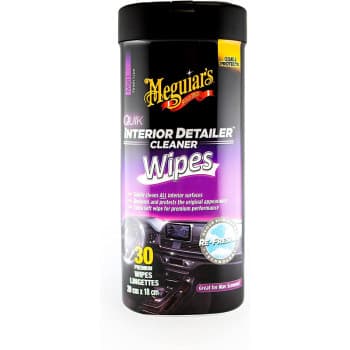 Meguiars Quik Interior Detailer Lingettes 30 pièces