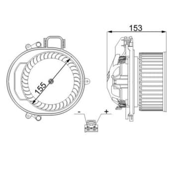 Pulseur d'air habitacle BEHR