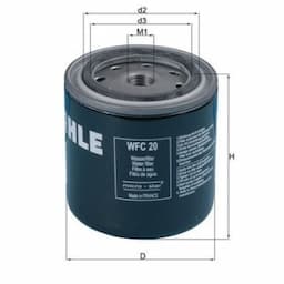 Filtre de liquide de refroidissement WFC 20 Mahle