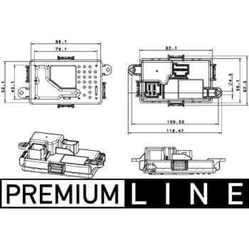 Régulateur, pulseur d'air habitacle BEHR *** PREMIUM LINE ***