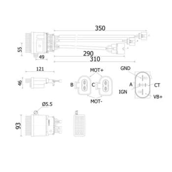 Régulateur, pulseur d'air habitacle BEHR