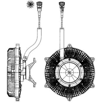 Embrayage, ventilateur de radiateur BEHR *** PREMIUM LINE ***