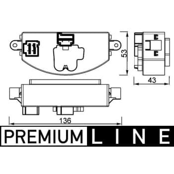 Régulateur, pulseur d'air habitacle BEHR *** PREMIUM LINE ***