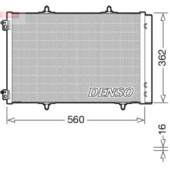 Condenseur, climatiseur DCN07061 Denso