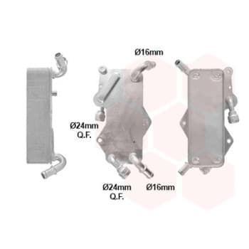 Refroidisseur d'huile, transmission automatique 03013727 International Radiators