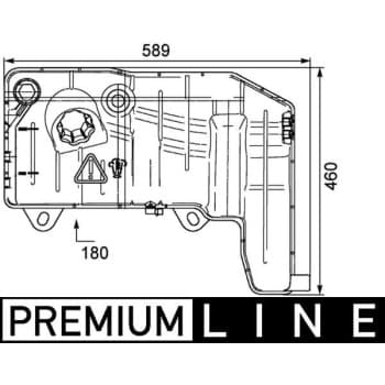 Vase d'expansion, liquide de refroidissement BEHR *** PREMIUM LINE ***