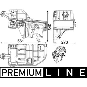 Vase d'expansion, liquide de refroidissement BEHR *** PREMIUM LINE ***
