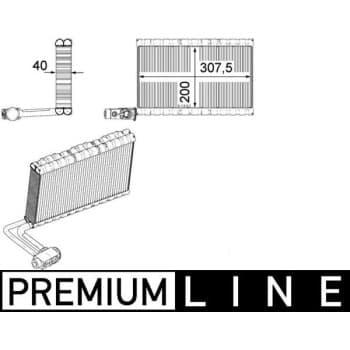 Évaporateur climatisation BEHR *** PREMIUM LINE ***