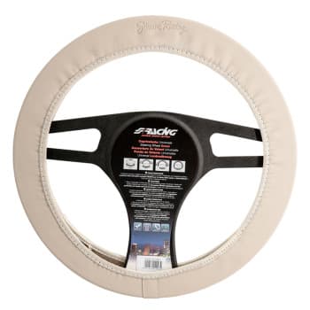 Simoni Racing Couvre Volant 565 - 37-39cm - Cuir Artificiel Beige