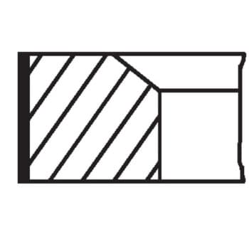 Jeu de segments de piston