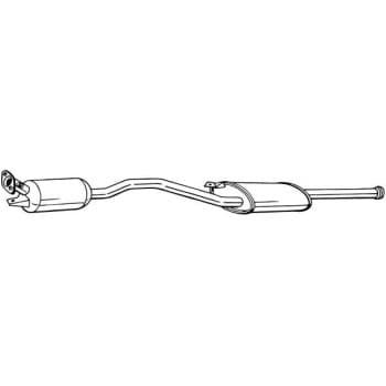 Filtre à particules diesel, système d'échappement 097-332 Bosal