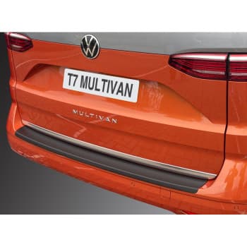 Moulure de protection de pare-chocs arrière en ABS sur mesure pour Volkswagen Multivan T7 2021- Noir