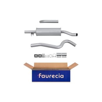 Silencieux intermédiaire - Kit Easy2Fit - Kit avec pièces de montage