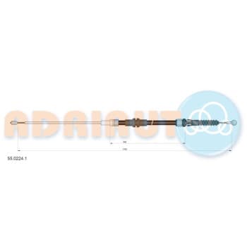 Câble de traction, frein de stationnement 55.0224.1 Adriauto
